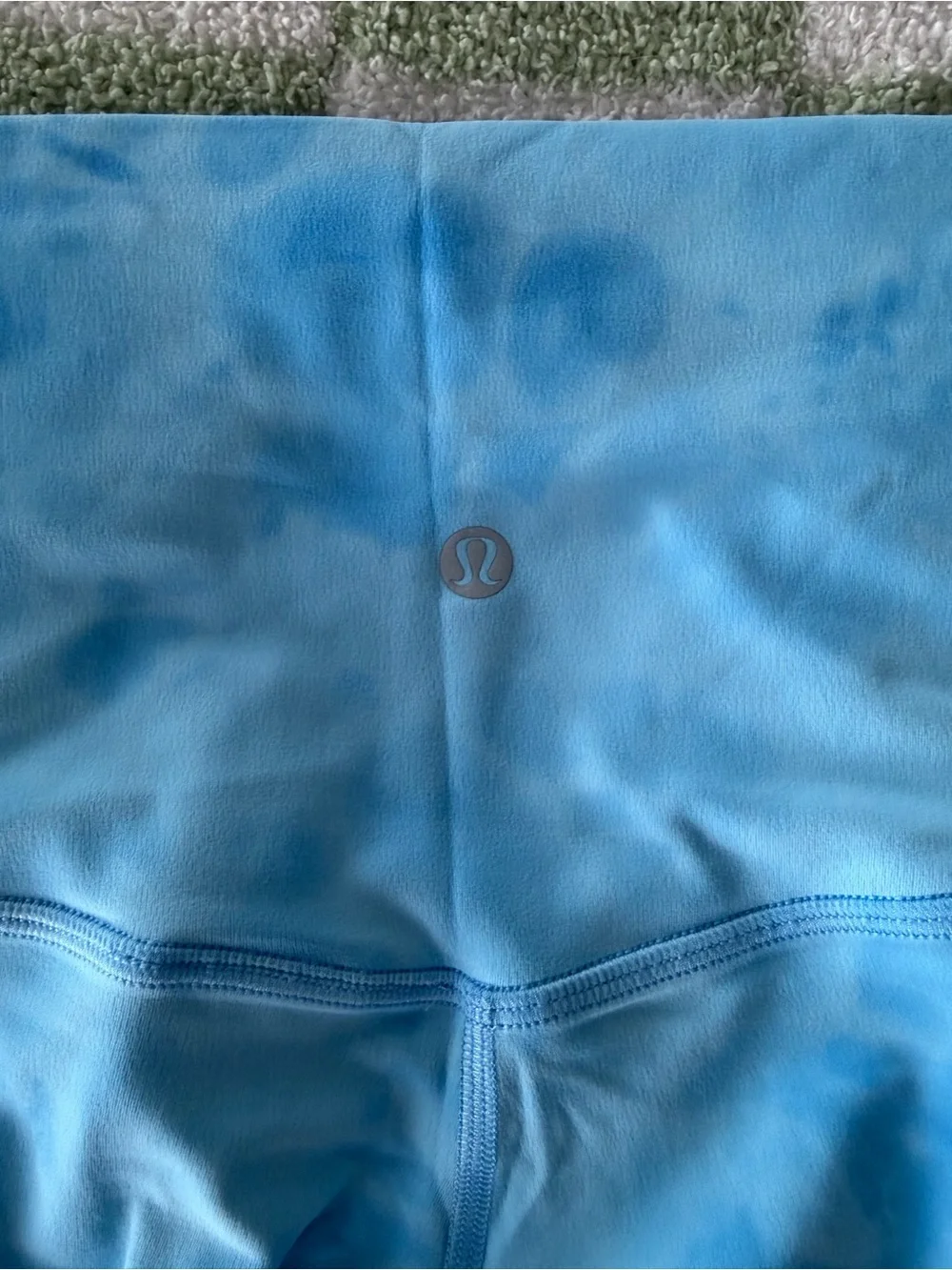NWT Lululemon Align HR Pant 25” SWBY Blue Tie Dye Size 8